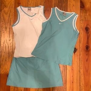 Nike Tennis Tops (2) & Skirt